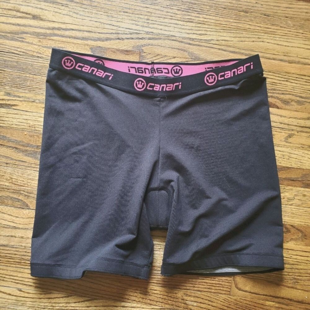 Canari Men’s Black Gel Padded Cycling Biking Lining Underwear sz XL